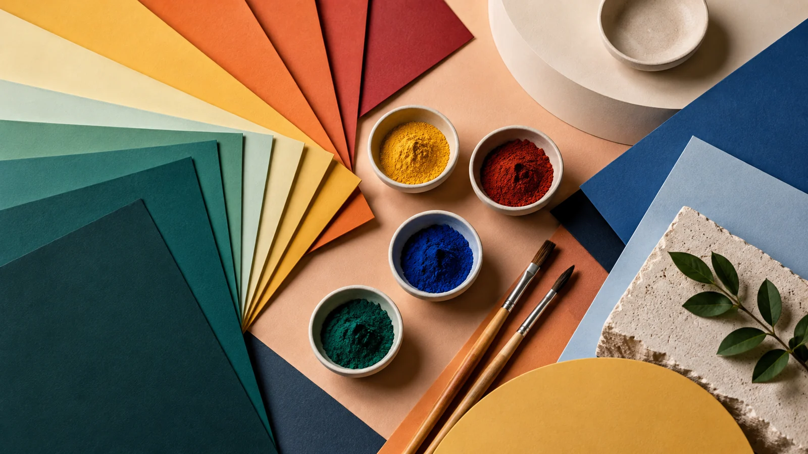 Photo éditoriale pour Couleurs en design graphique : comment choisir et harmoniser efficacement